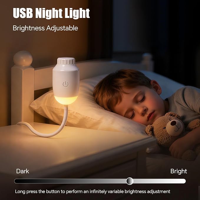 2-in-1 Galaxy Projector Night Light Galaxy Ceiling Projector USB Portable Mini Starry Sky Light with 3 Projection Films Adjustable Brightness Led Night Lamp for Bedroom Car Roof