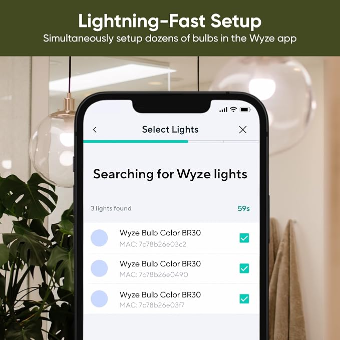 Wyze Bulb Color, BR30 Wi-Fi Smart Bulb, E26 Base, 75W Equivalent 950 Lumens, 16 Million Colors & Tunable White, Compatible with Alexa & Google Assistant, No Hub Required, 1-Pack