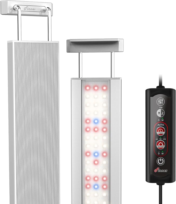 Finnex Stingray 3 Aquarium LED Light, 24/7 Lunar+, Controllable, Extendable Legs (48 Inch)