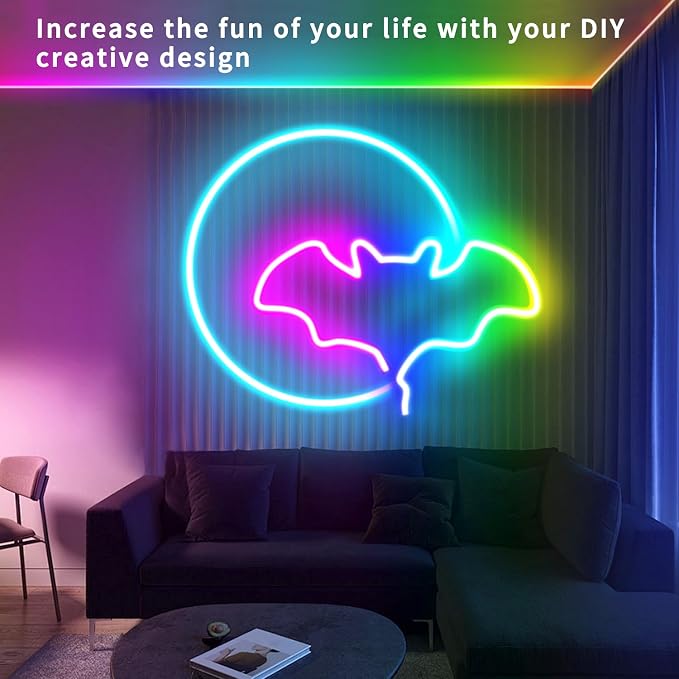 segrass 66ft Waterproof LED Strip Lights with Remote,Color Changing Music Sync App Control LED Lights for Bedroom, Living Room, Dorms, Room Décor