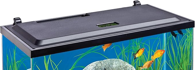 Tetra LED Hood 20 Inches By 10 Inches, Low-Profile Aquarium Hood With Hidden Lighting