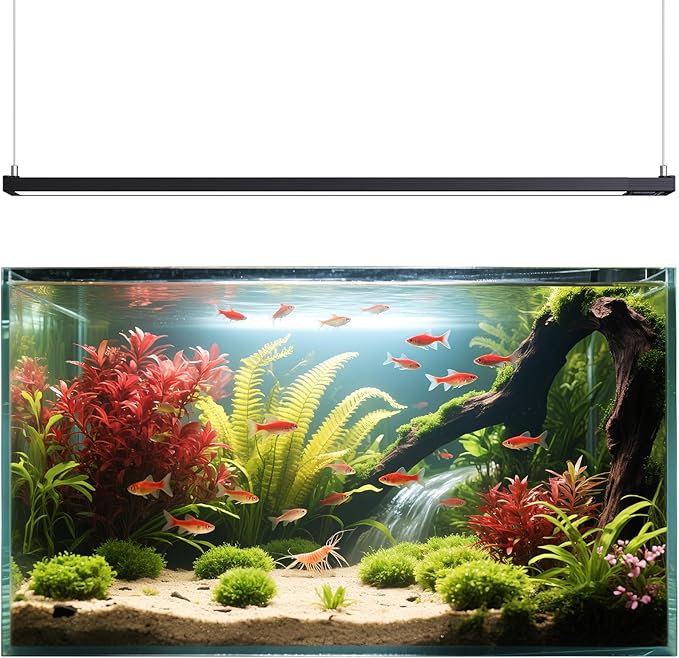 Aquarium Light Hanging Holder Kit for SR-628, 31.5 Inch Aquarium Light Steel Cable for Fish Tank
