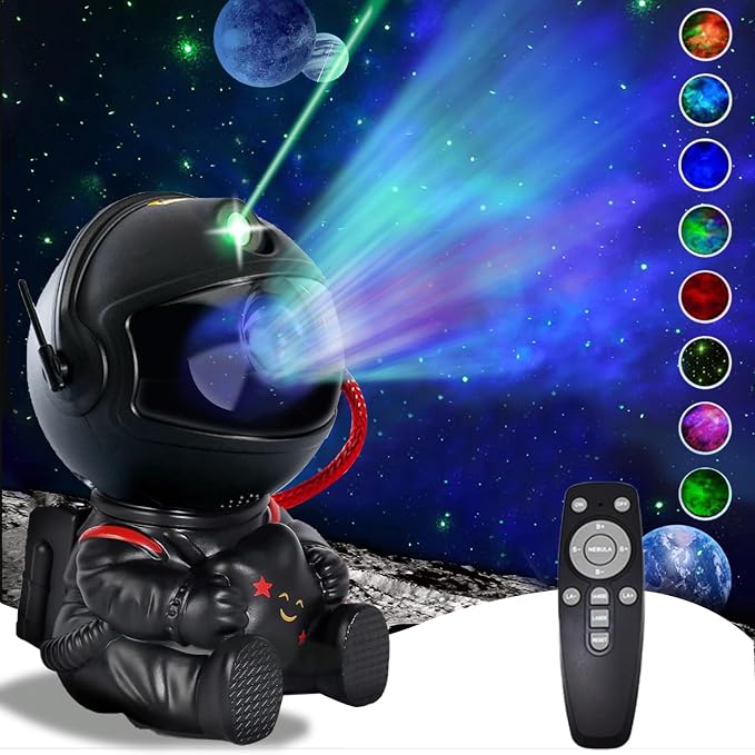 Astronaut Star Projector, Galaxy Projector Light, Kids Night Light, Nebula Star Ceiling Night Light,Gifts for Birthdays, Valentine's Day, Christmas，with Remote