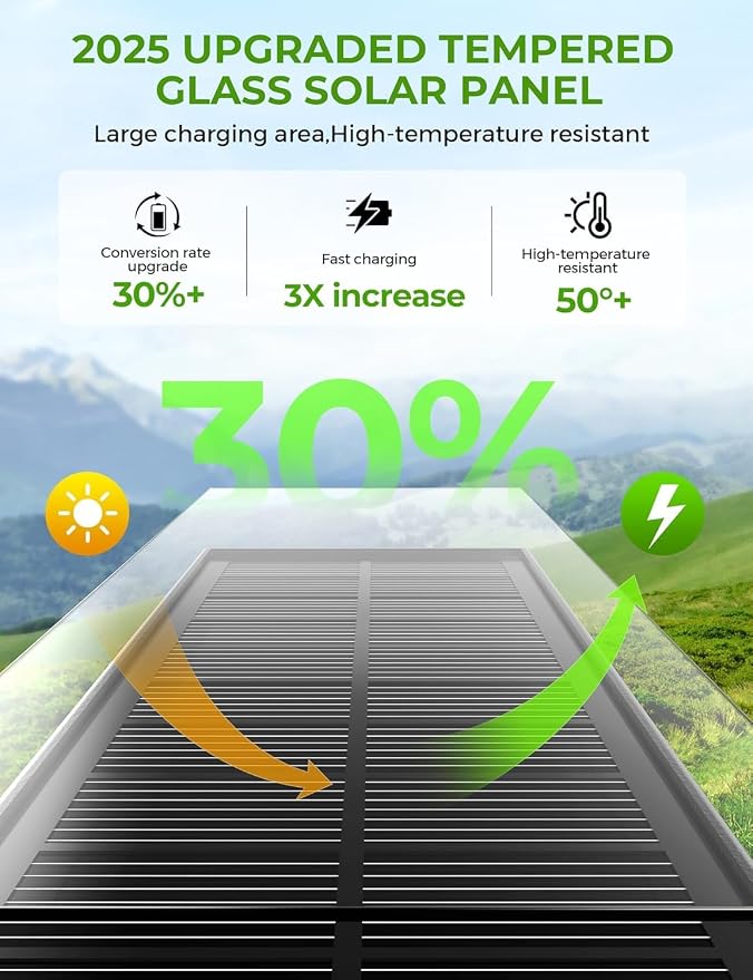 COXSENI Solar Pathway Lights Outdoor,3 Color Temperatures,20 LEDs,8 Pack | Clear Tempered Glass Solar Panel,IP65 Waterproof,Bright Led Landscape Lighting,Yard,Walkway,Driveway,Patio,Lawn,Auto On Off
