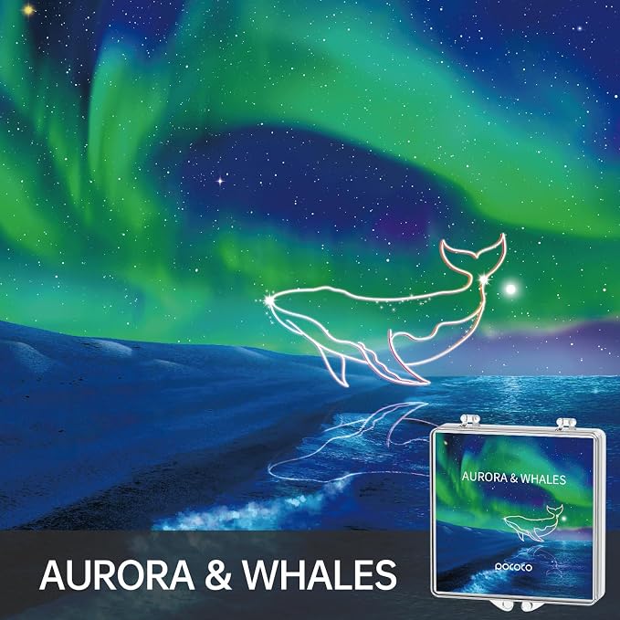 POCOCO Aurora and Deep Sea Series Discs, 5K Resolution, Realistic Patterns, 6 Pieces