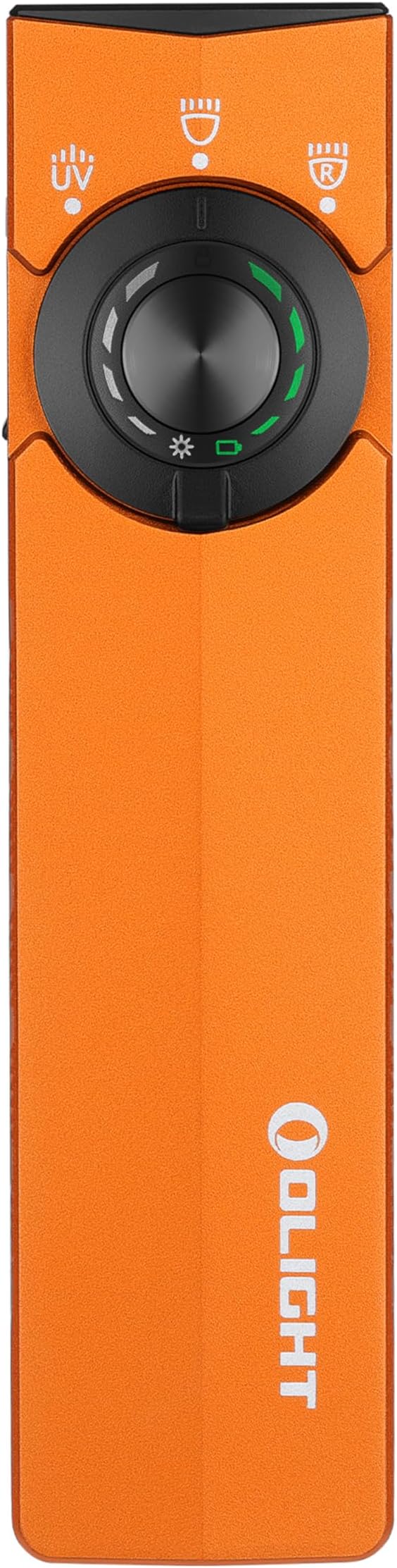 OLIGHT ArkPro Lite EDC Pocket Flashlight Rechargeable with UV Light, Orange | Red Light, White LED, 1200 Lumens, USB-C, Magnetic, Portable Flat Flashlight for Pet Urine Detection, Camping, Emergency Work
