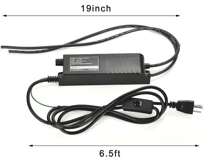 NG.A108FT 8KV Power Supply for Glass Neon Sign Electronic Brightness Dimmable Neon Light Transformer(Outdoor Used)