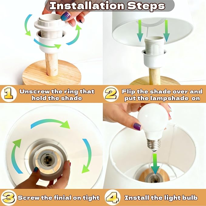 Flower Night Light for Girls - 3-Way Dimmable Boho Pink Floral Lamp for Nursery, Toddler Room, or Big Girl Bedroom, Whimsical Bedtime Reading Light, Gifts for Girls