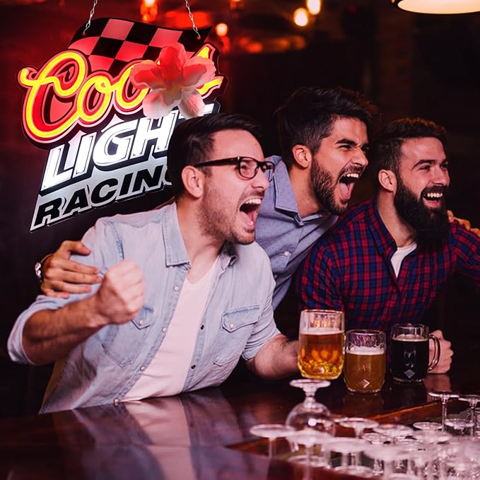 JFLLamp Crs Racing Neon Signs for Wall Decor Crs Banquet Neon Lights for Bedroom Led Signs Suitable for Dormitory Man Cave Christmas Gift