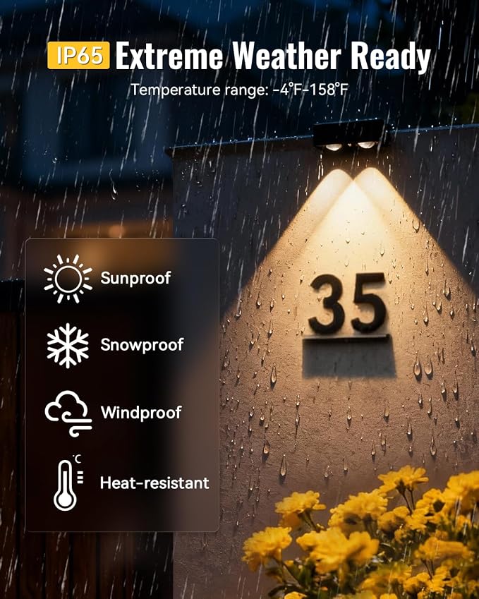 Solar Fence Lights Outdoor with Remote 8 Pack, Warm/Cool White & RGB 12 Modes, Deck Lights Solar Powered Waterproof, Led Backyard Lights for Step Stairs Railing Balcony Patio Decor