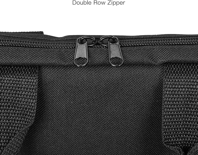 14" Ring Light Carrying Bag with Durable Nylon,Portable Camera Carrying Case for 14 inch Selfie Ring Light,14 inch Desk LED Protector-Black