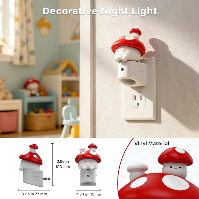 L LOHAS LED Night Light for Kids,Jesus Night Light,Color Changing | LED Night Light with Dusk to Dawn Sensor, Christmas, Birthday Gift Nightlight for Girls & Kids, Room Decor 1Pack