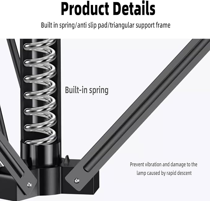 Godox SN303 Studio Light Stand – 270cm Adjustable Tripod Heavy Duty Light Stand Lighting Tripod for Photography Studio Video Monolight Softbox Shooting