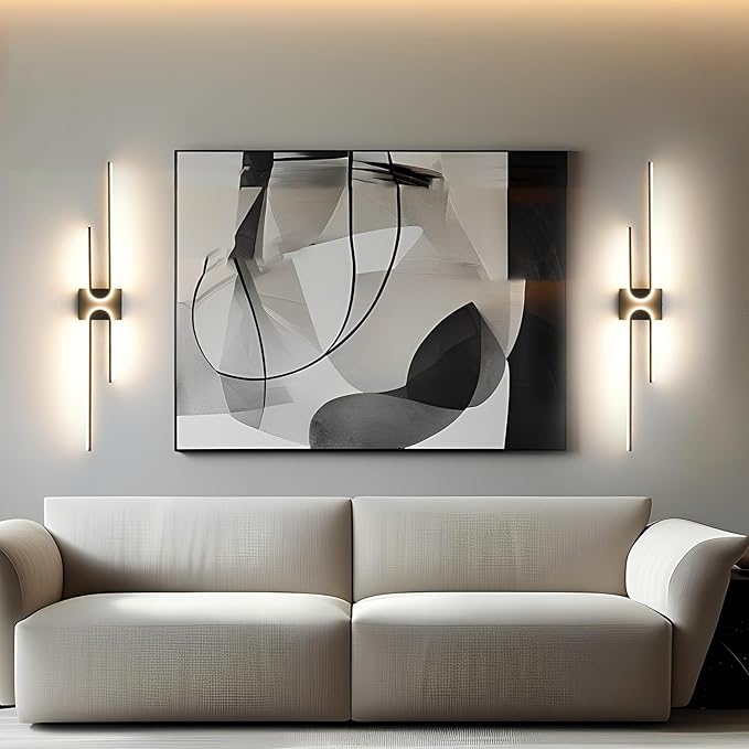 Vanity Light for Bathroom Lighting Over Mirror Black Dimmable 3CCT Vanity Lighting Fixture Modern Bath Vanity Bar 39in Led Bathroo Wall Sconce Lighting for Bedroom Living Room with Remote Control