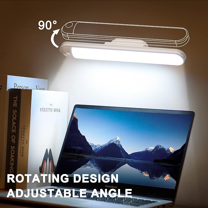 Bunk Bed Lights Dimmable Touch Light Bar Adjustable Color Temperature, Wireless Stick on Lighting for Kids, Wall Reading, Headboard Lamp, Bedroom, Closet, Under Cabinet, 30 LED 2200mAh Rechargeable