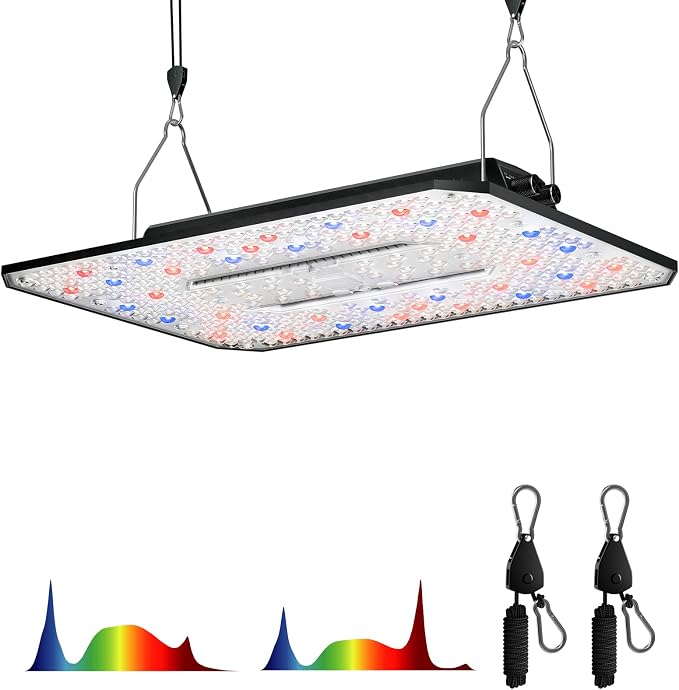 LED Grow Light 150W Full Spectrum Grow Lights for Indoor Plants | UAP1500 Commercial Growing Lamp Full Epar Boost Mode Switch Daisy Chain, Dimmable for Seeding Veg Bloom in 2x2, 3x3 Grow Tent