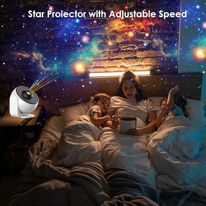 Galaxy Projector Pro for Bedroom,13 in 1 Planetarium Star Projector with Solar System & Constellation,360° Rotating Galaxy Light Projector with Timer,Ceiling Night Light for Kids Adults Gift