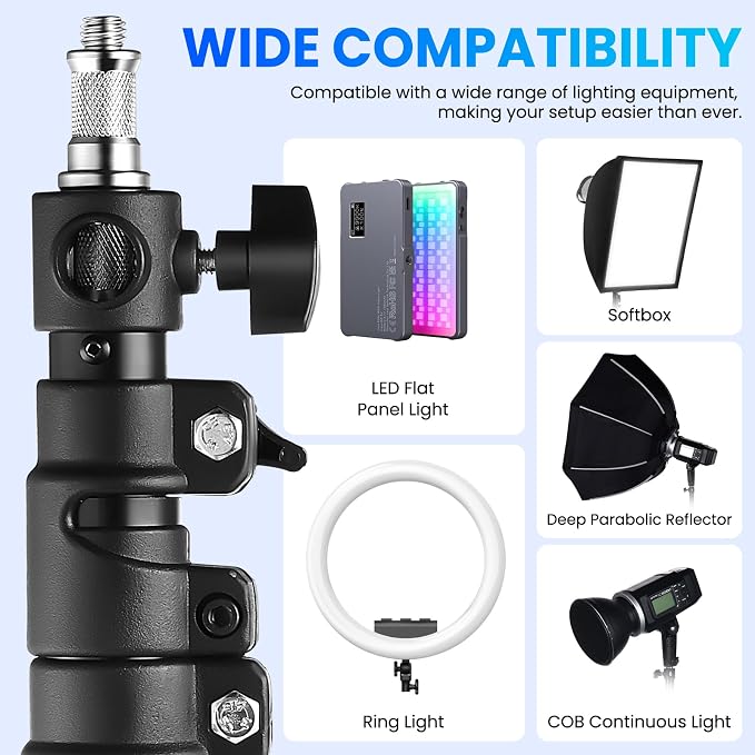 Ring Light Wall Mount with Phone Holder 19'', 45.7" Triangle Boom Arm | Rotatable Wall Mounted Light Stand for Photography Lighting Studio, Live Streaming, Salon, Barber Light, Beauty Tattoo Light