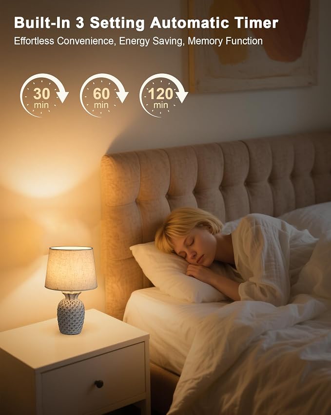 UMEXUS 13" Small Rechargeable Cordless Table Lamp, Pineapple Ceramic Base | Battery Powered, Remote Control Timer Dimmer, RGB & Warm Lights, Farmhouse Decorative Nightstand Lamp for Kitchen Living Room