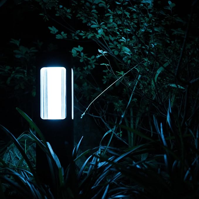 LIFX Smart Outdoor Path Lights - Wi-Fi RGBW - Matter Certified 12V- Square | Wifi 2.4GHz - Compatible with Alexa, Google, Apple Homekit, Needs 15V low-voltage transformer, for landscape pathway lighting