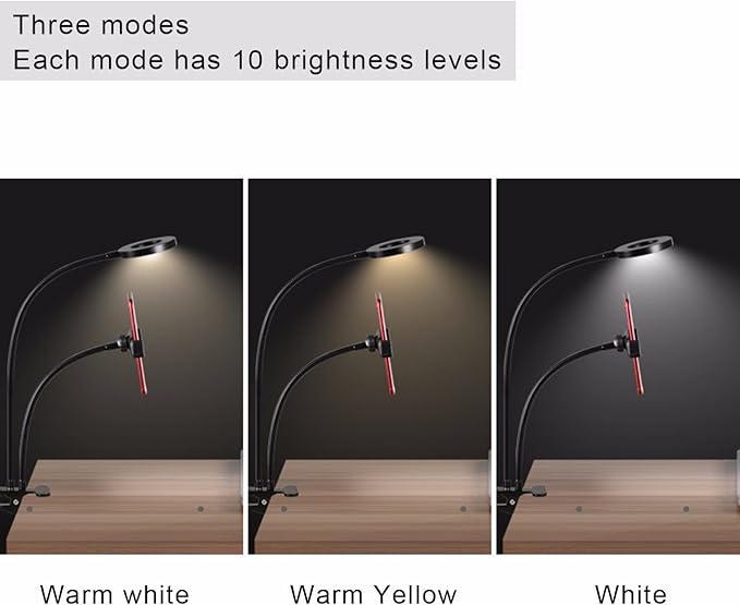 Sokani Selfie Ring Light with Cell Phone Holder and Stand Bracket for YouTube TIK Tok Tiktok Zoom Video Conference Live Stream Makeup Dimmable LED Circle RingLight for iPhone Android Mobile Smartphone