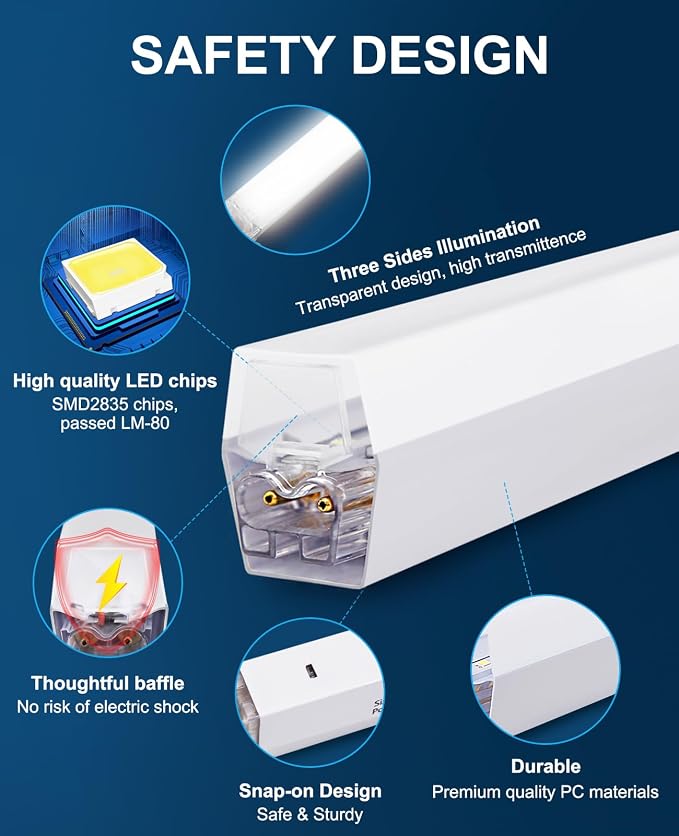 Hexagon Garage Lights: Hexagon led Gym Lights 50000LM DIY LED Shop Light | Car Detailing Ceiling Light for Basement Warehouse Workshop Barbershop Car Care Wash Room Exhibition 6500K
