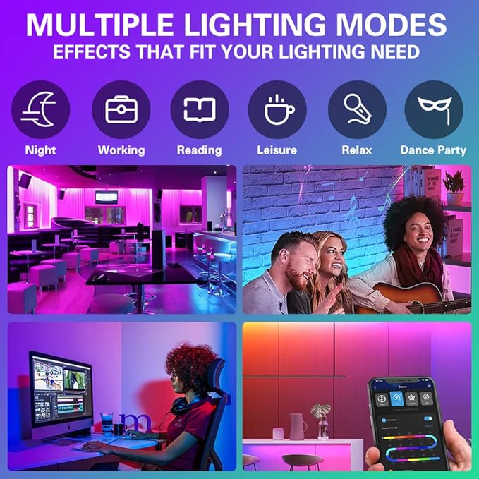 15W RGB LED Track Light Heads,Color Changing Track Lighting Head H Type RGBW Accent,Party,Game Room,16 Color Ceiling Track Light Fixture Halo 8 Pack (Black)