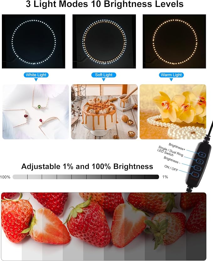 PULUZ Light Box Photography, 20x20 inch Large Photo Light Box with 200 LED Beads, CRI >95, Professional Portable Photo Booth Shooting Tent Kit with 12 Color Backdrops for Product Photography
