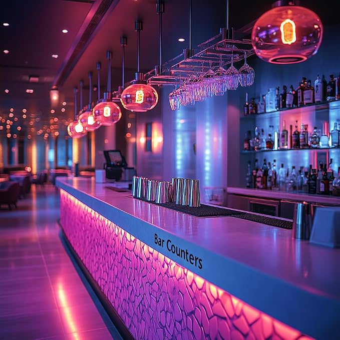 LED Strip Lights 24V COB Pink 16.4ft (No Power Supply) | Super Bright, Dotless High Density 14W/m, 8mm Width Cuttable Flexible, Home DIY Commercial Decoration