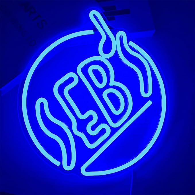 Sebs Neon Sign for Wall Theme Music LED Signs Classic Movie Light Up Sign for Bedroom Jazz Pub Blue LED Signs Wall Decor Christmas Gift for Movie Lovers Music Bar Light Sign
