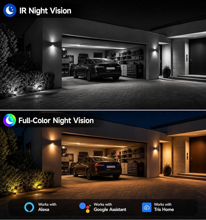 Light Bulb Security Camera,2K 5G & 2.4G WiFi Bulb Cameras for Home Security | Wireless Outdoor Cam with Motion Detection,2-Way Talk,Color Night Vision,Light Socket Security Camera Work with Alexa
