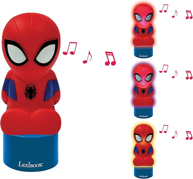 LEXiBOOK, Spider-Man Nightlight Speaker, NS01SP