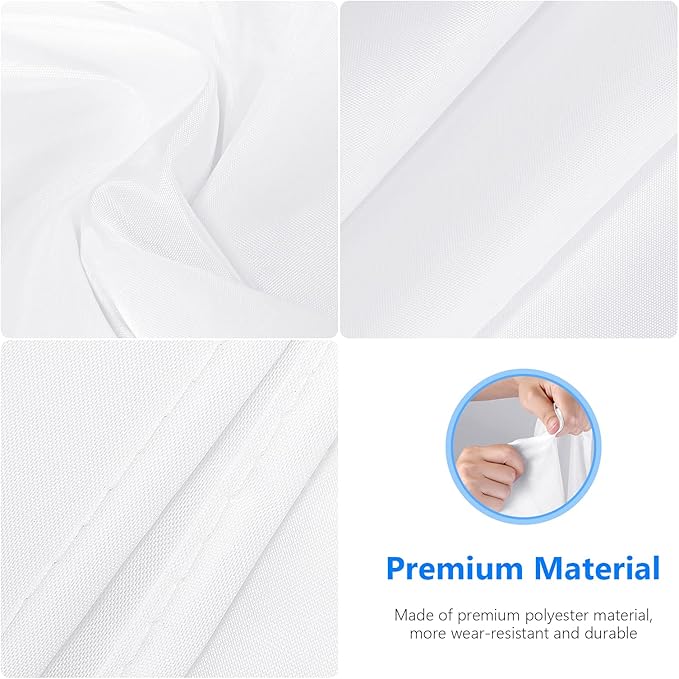 Neewer 2 Yard x 60 Inch/1.8M x 1.5M Polyester White Seamless Diffusion Fabric for Photography Softbox,Light Tent and Lighting Light Modifier