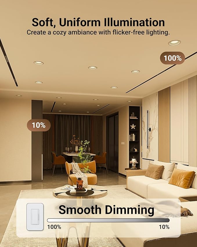 Sunco 12 Pack BR30 Light Bulbs LED, Recessed Can Light Bulbs, Indoor Flood Bulb, 850 LM, 11W (65W Equivalent), Selectable CCT 2700K/3000K/5000K, Dimmable, E26 Base, for Home, Kitchen, Bedroom UL