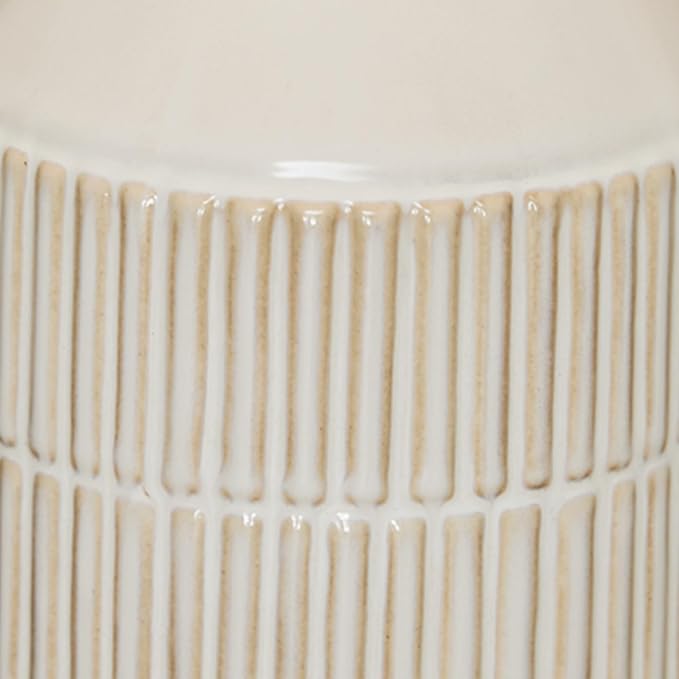 Signature Design by Ashley Willport Modern 26.5" Ceramic Table Lamp, Set of 2, Beige