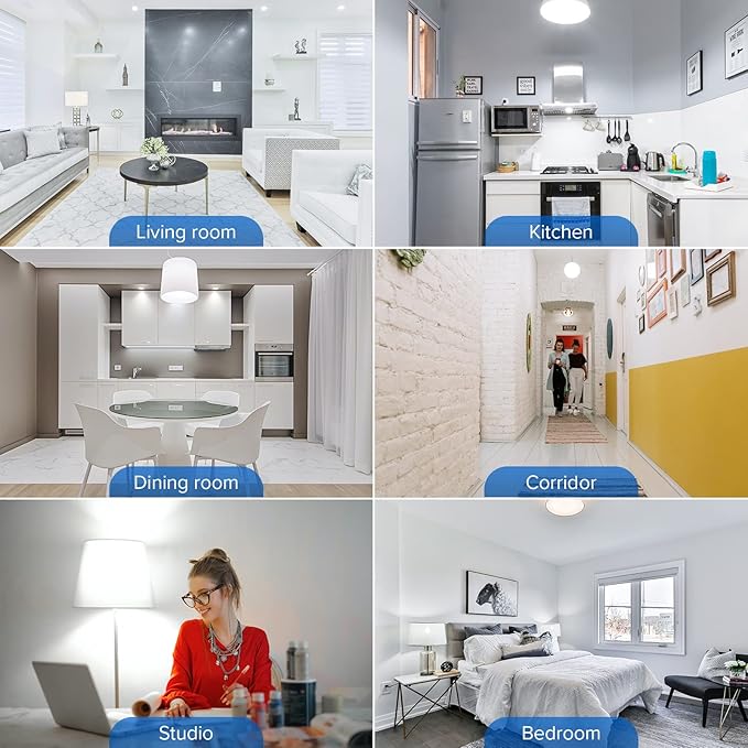 SANSI 250W Equivalent LED Light Bulb, 4000 Lumens E26 LED Bulb with Ceramic Technology, A19 5000K Daylight Light Bulb Non-Dimmable, 22-Year Lifetime, 25W Power Energy Saving for Home Office