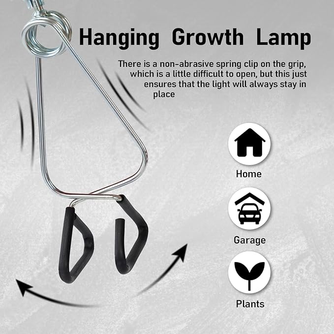 Clamp Lamp Light with Detachable 5.5 Inch Aluminum Reflector, 60 Watt E26 Socket (No Bulb Included), 6 Foot 18/2 SPT-2 Cord Cord, 2 Pack
