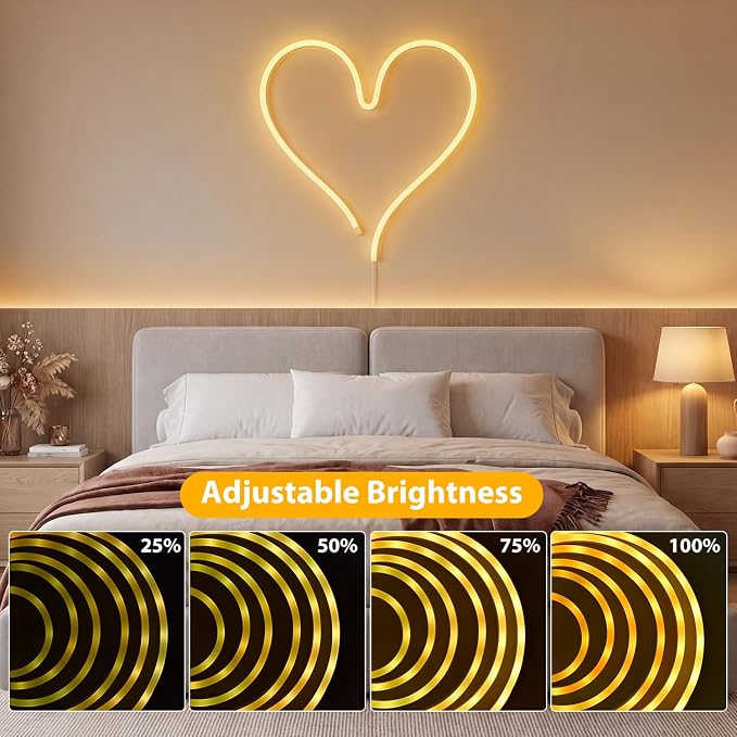 OMIKA 10FT Neon Rope Light Battery Operated, RGB &Warm White Cuttable Lights with USB, Outdoor LED Strip Lights Waterproof for Wall Bedroom Outside Indoor Christmas Décor