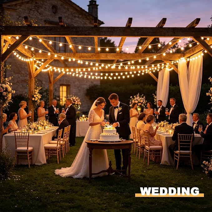 99FT 200LED Globe String Lights, Battery Powered Waterproof 8 Modes Hanging Fairy Lights with Remote for Patio Garden Holiday Tree Yard Party Wedding Indoor Outdoor Decor, Warm White