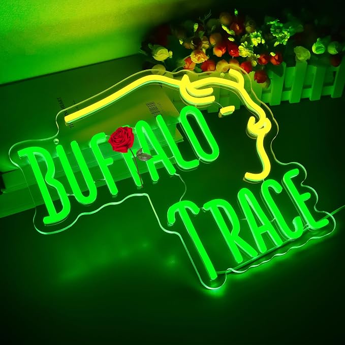 Whisky Neon Sign for Wall Decor Whisky LED Light for Man Cave | Dimmable whisky neon light, bedroom, bar home bar store bistro party restaurant decor, birthday gifts, size 14.1*13.3 in