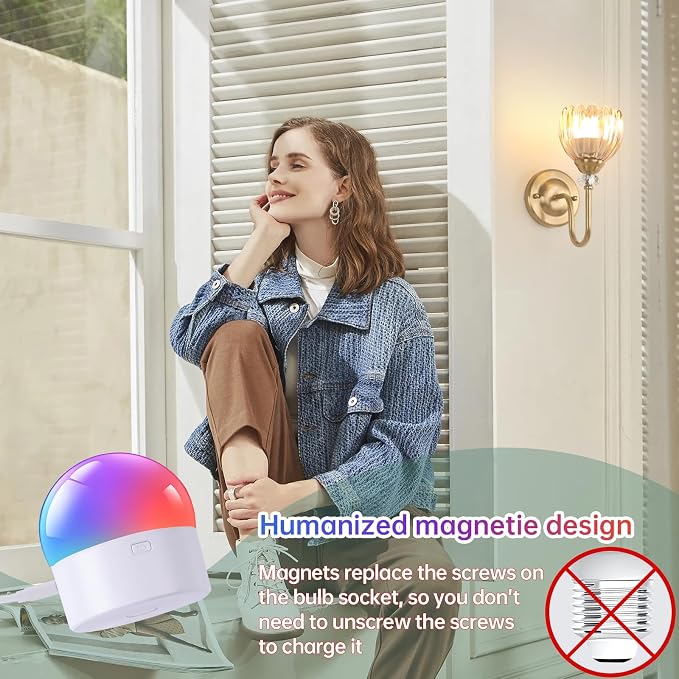 Set of 2 Vintage Battery Operated Wall Sconce, Rechargeable Wall Lamp with 5000mAh Battery & Remote Control, Dimmable Wall Lights with tulip shade for Bedroom Bathroom Living Room, (Tulip Amber Up)