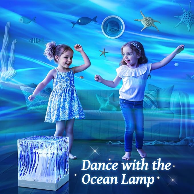 One Fire Teenager Girl Gift Ideas Northern Lights Projector,18 Colors Aurora Light Projector,Dimmable Aurora Projector Mood Lighting for Bedroom Lights,Remote Galaxy Light Projector Purple Lamp