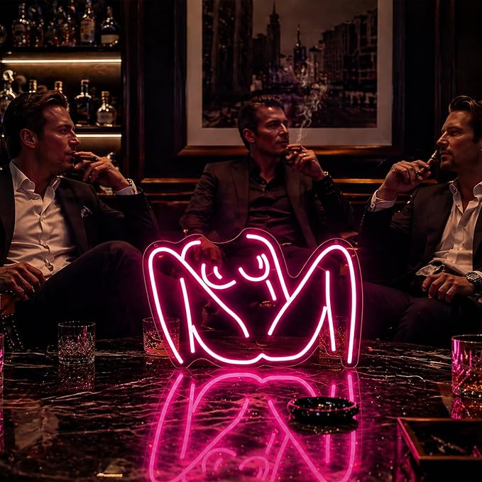 Lady Neon Sign for Wall Decor Led Neon Lights Signs | Lady Neon Sign,Room Decor,Wall Decor,Party,Gift,USB Powered,Bar,Men,Cave Decoration