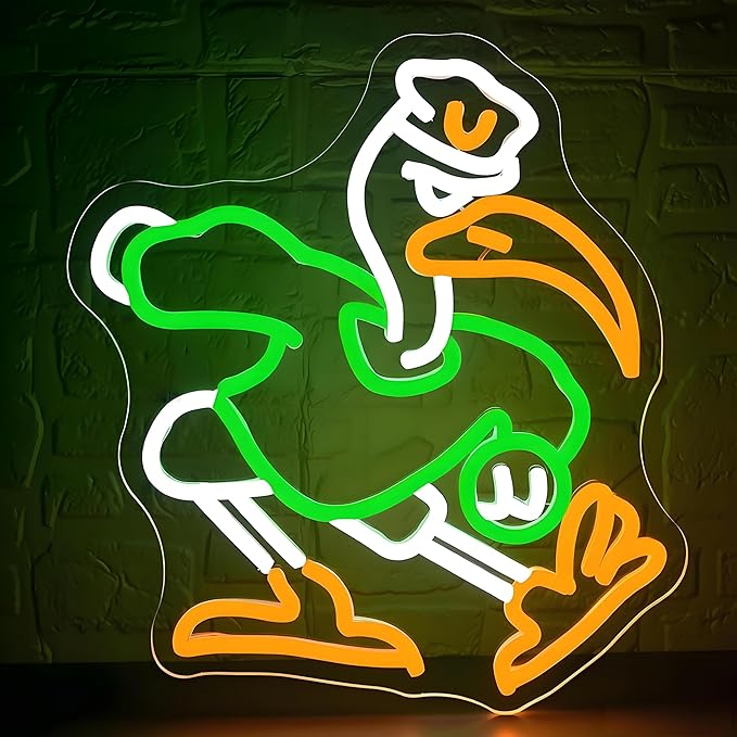 University Neon Sign for Wall Decor Football Neon Light for Man Cave | Dimmable University Led Sign for Fans, Bedroom, Dorm, Game Room,Bar Party Decor, Birthday Gifts for Men 13.8*12.4In