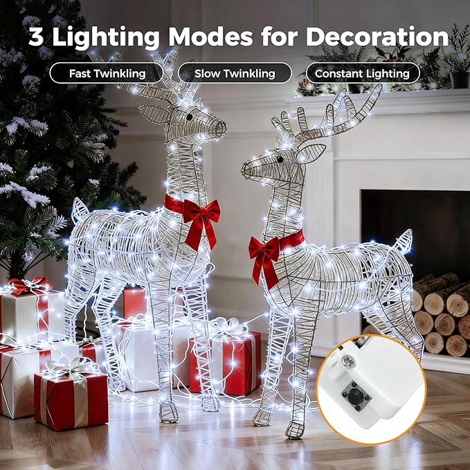 litogo 12 Pack 7FT 20 LED Fairy Lights Battery Operated, 3 Lighting Modes, Bulk Mini Twinkle String Lights Waterproof Silver Wire for Weddings Mason Jars Party Christmas Decorations-Cold White