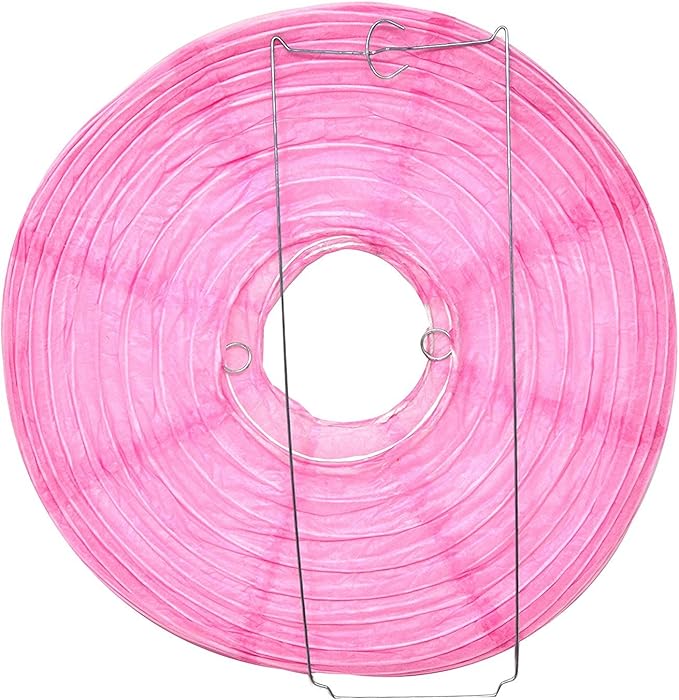 Mudra Crafts Mixed Colored Paper Lanterns Wedding Party Decorations - 12 in 10 Round Hanging Ceiling Lanterns, 10 Pack, Decorative Lamp Shades