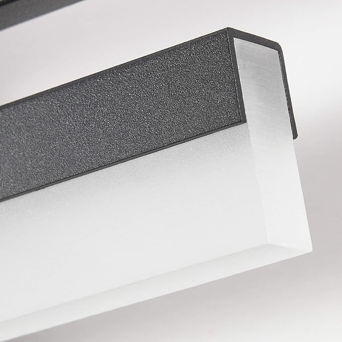 PRESDE LED Bathroom Vanity Light，Modern Black 32 Inch LED Wall Lighting Fixture Over Mirror 3CCT