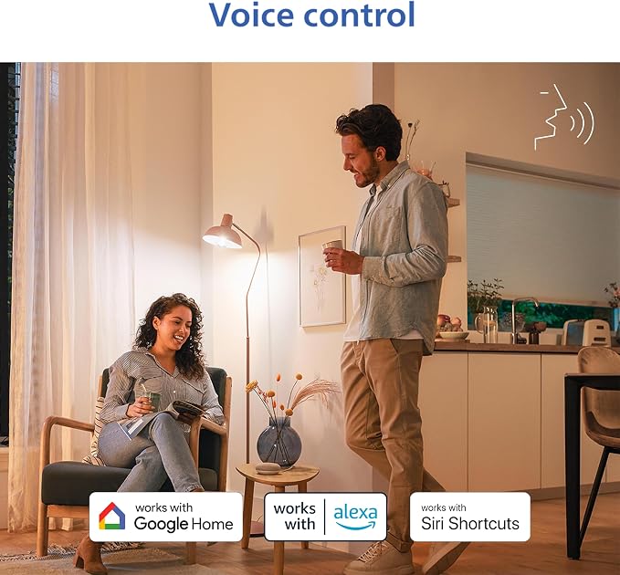PHILIPS Smart Vintage Amber G25 25W Color Filament LED Smart Bulb 4 Pack - E26 Indoor -Connect to Your Wi-Fi - Control with Voice or App - Powered by WiZ Connected
