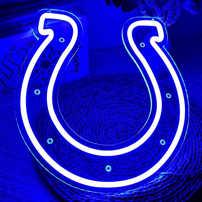 Football Neon Sign for Wall Decor Football Led Neon Light for Man Cave | Dimmable Rugby Team Logo Led Sign for Bedroom Party Club Bar Dorm Garage Decor Birthday Gifts for Rugby Fans Size12.9*13.7 In