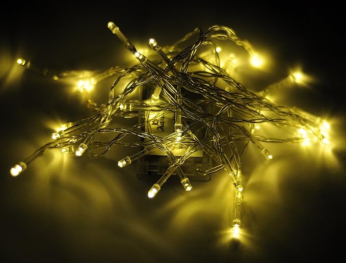Karlling Battery Operated Warm White 40 LED Fairy Light String Xmas Party Decoration